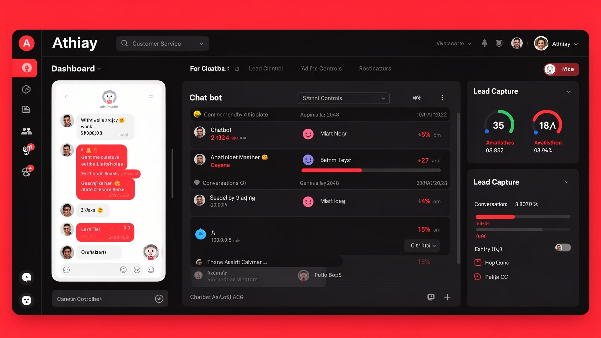 Athiay dashboard screenshot
